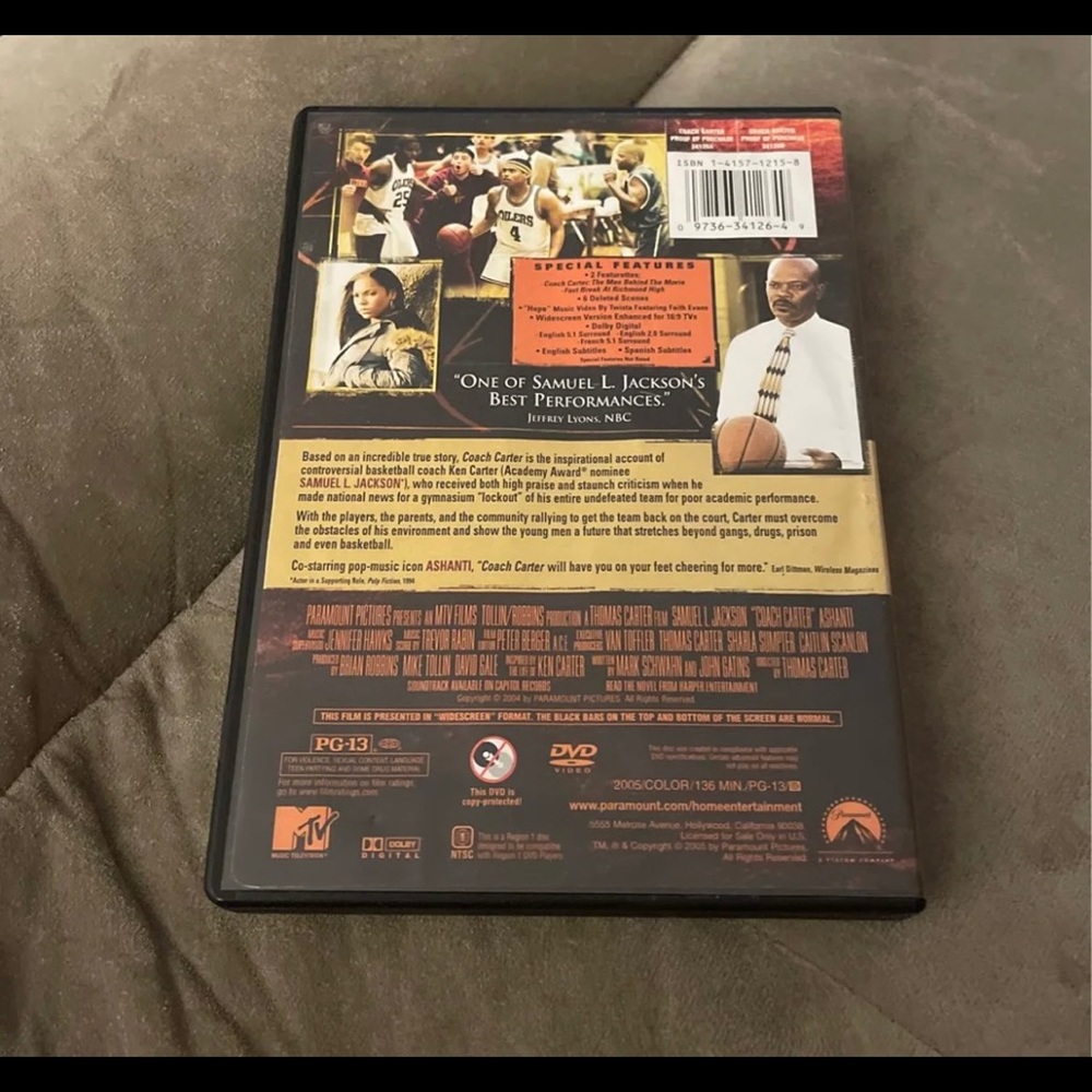 Coach Carter DVD - Picture 2 of 3